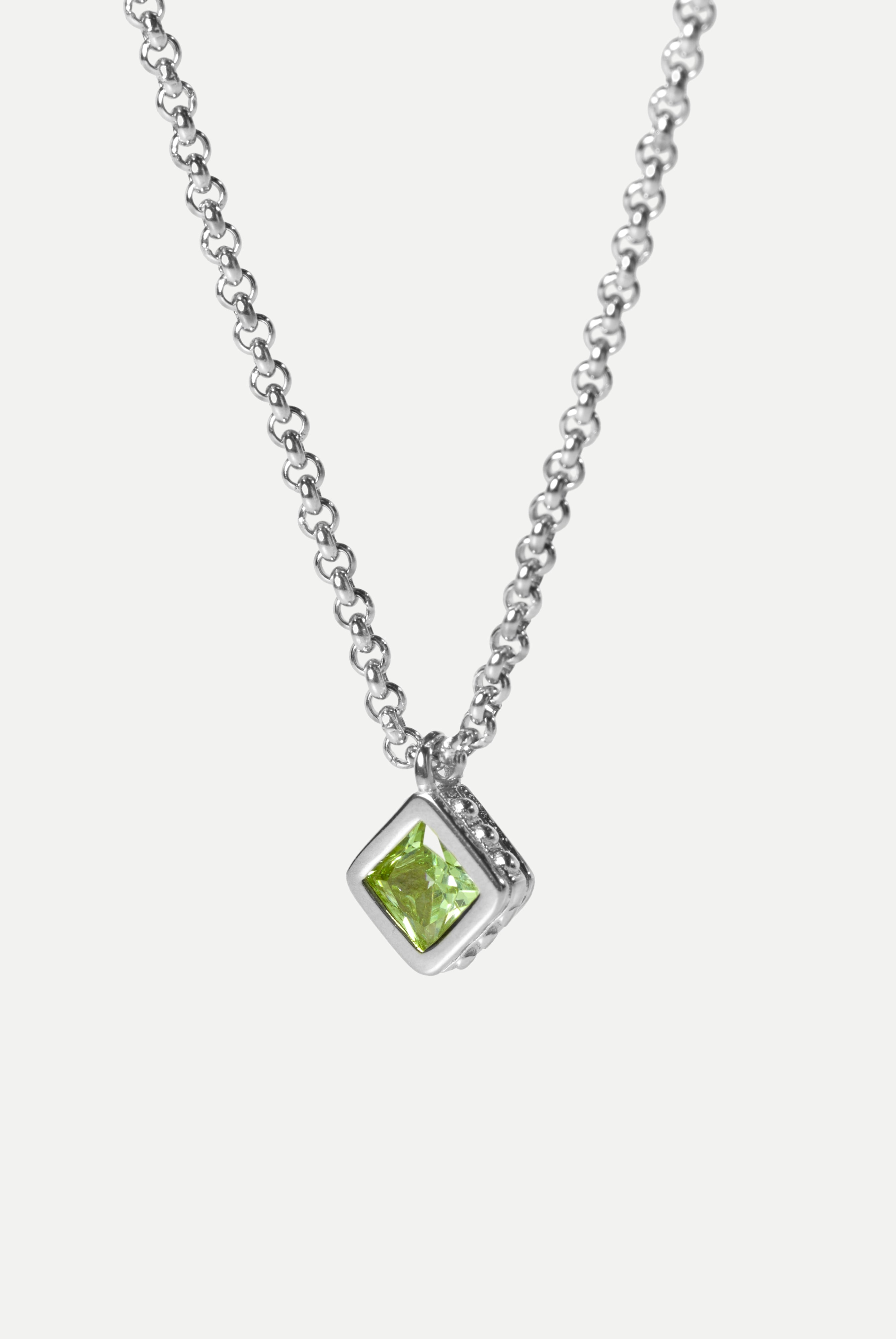 Colgante - Peridoto (Plata)