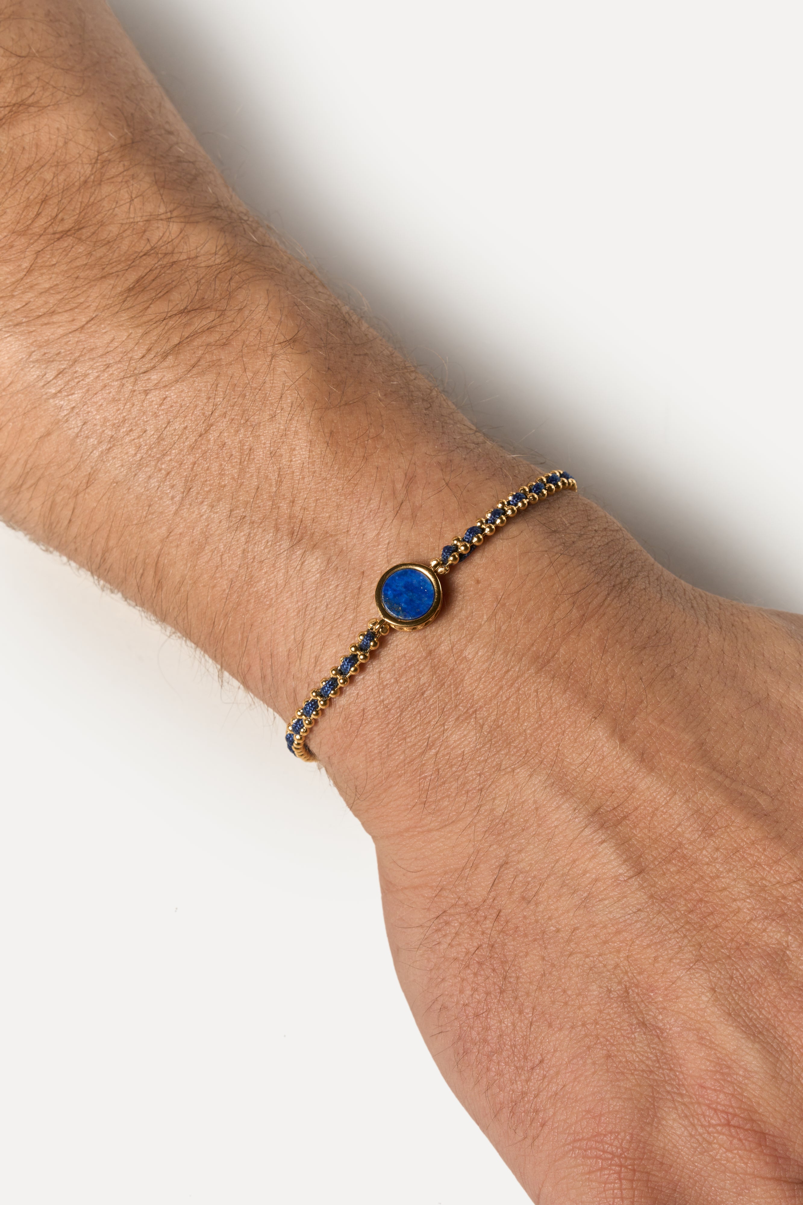Pulsera de cadena – Orbe Lapis (Oro)