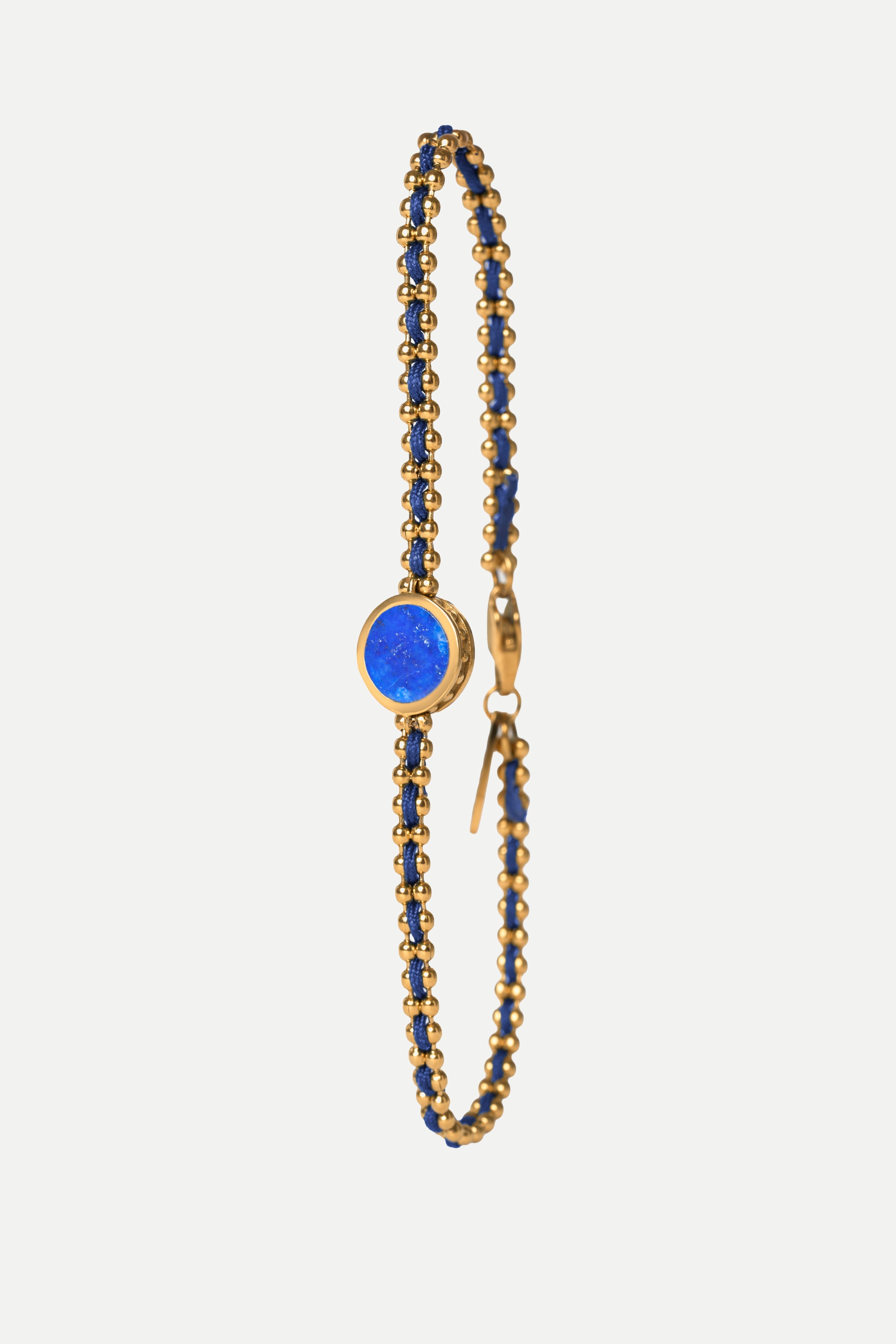 Pulsera de cadena – Orbe Lapis (Oro)