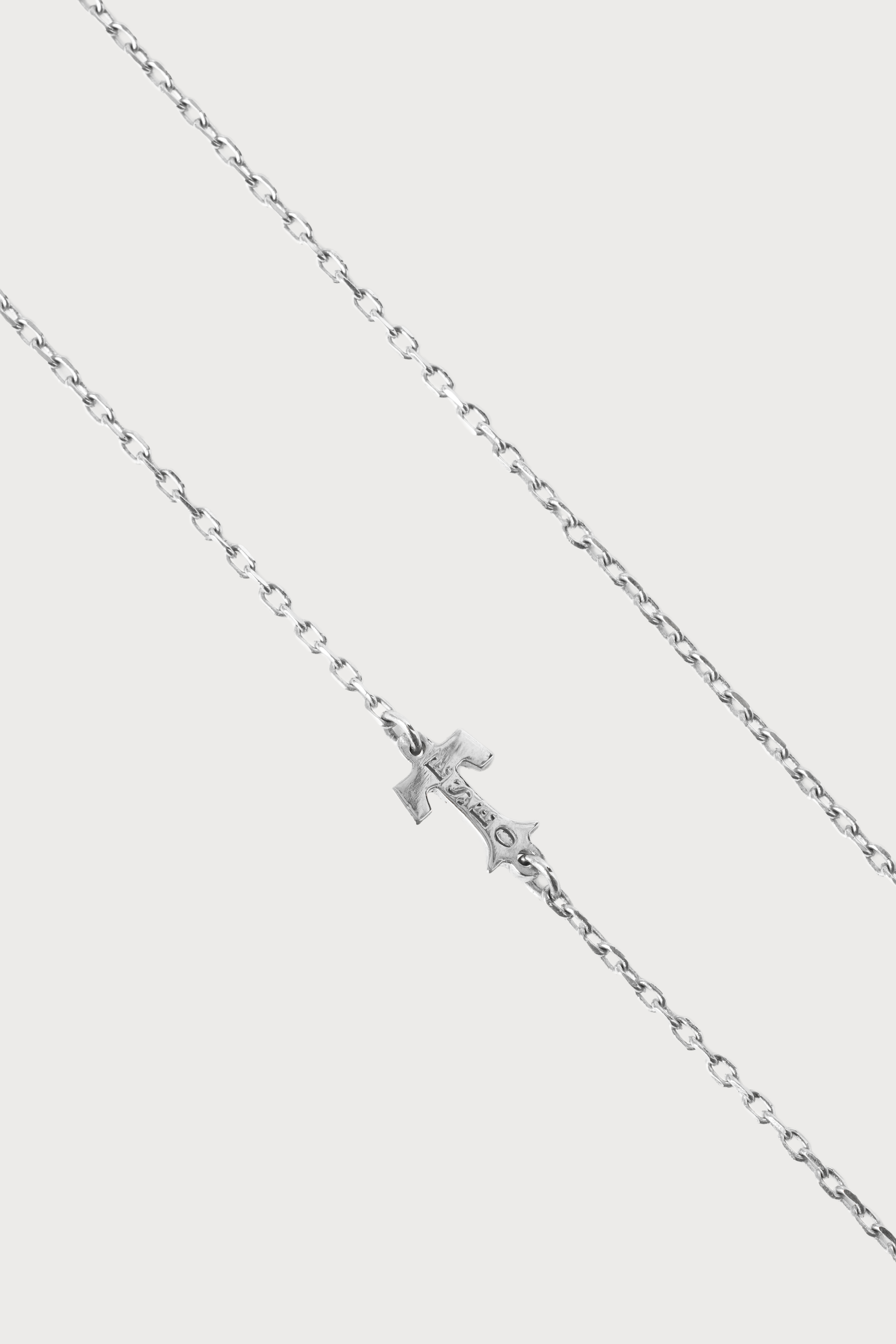 Escapulario con Diamantes - Oro Blanco 18k