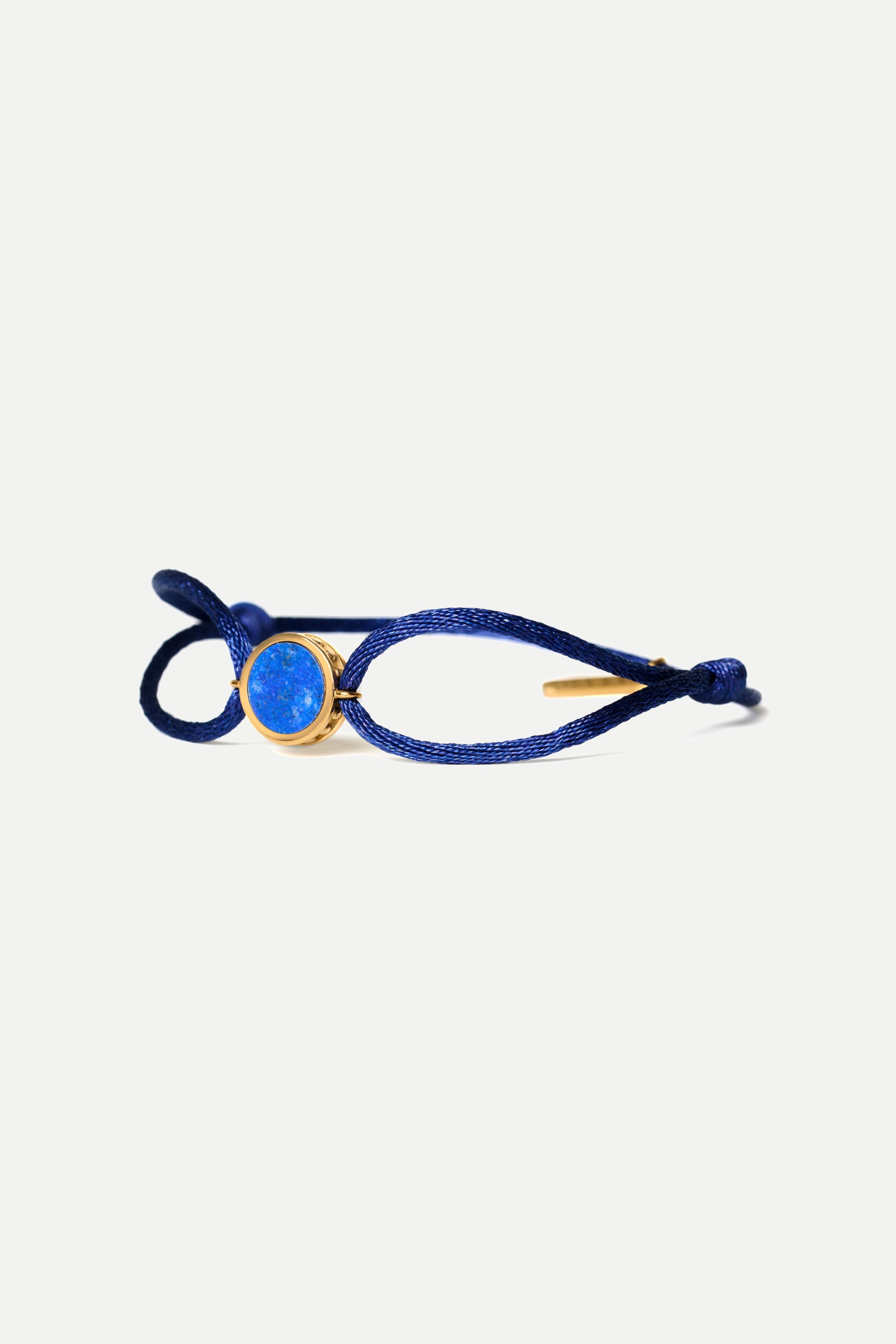 Pulsera de cordón – Orbe Lapis (Oro)