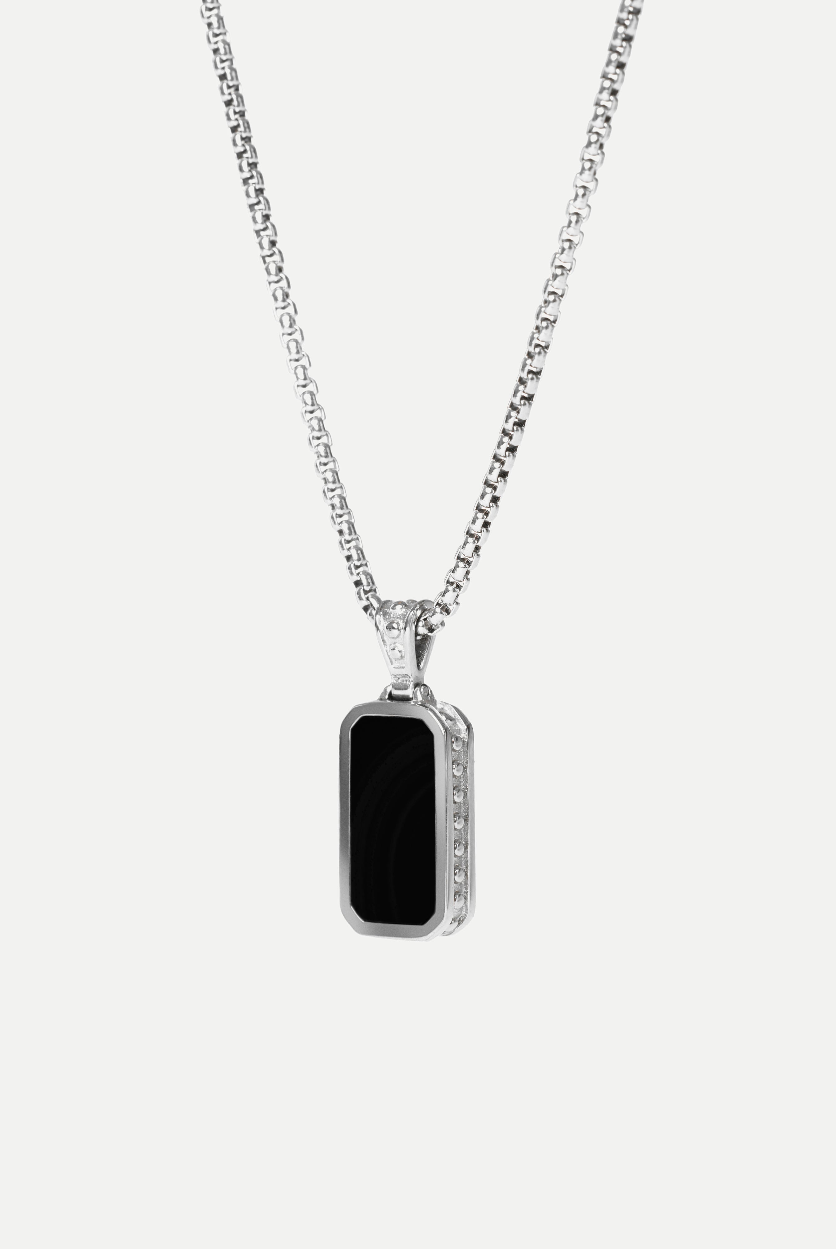Colgante - Ónix (Plata)