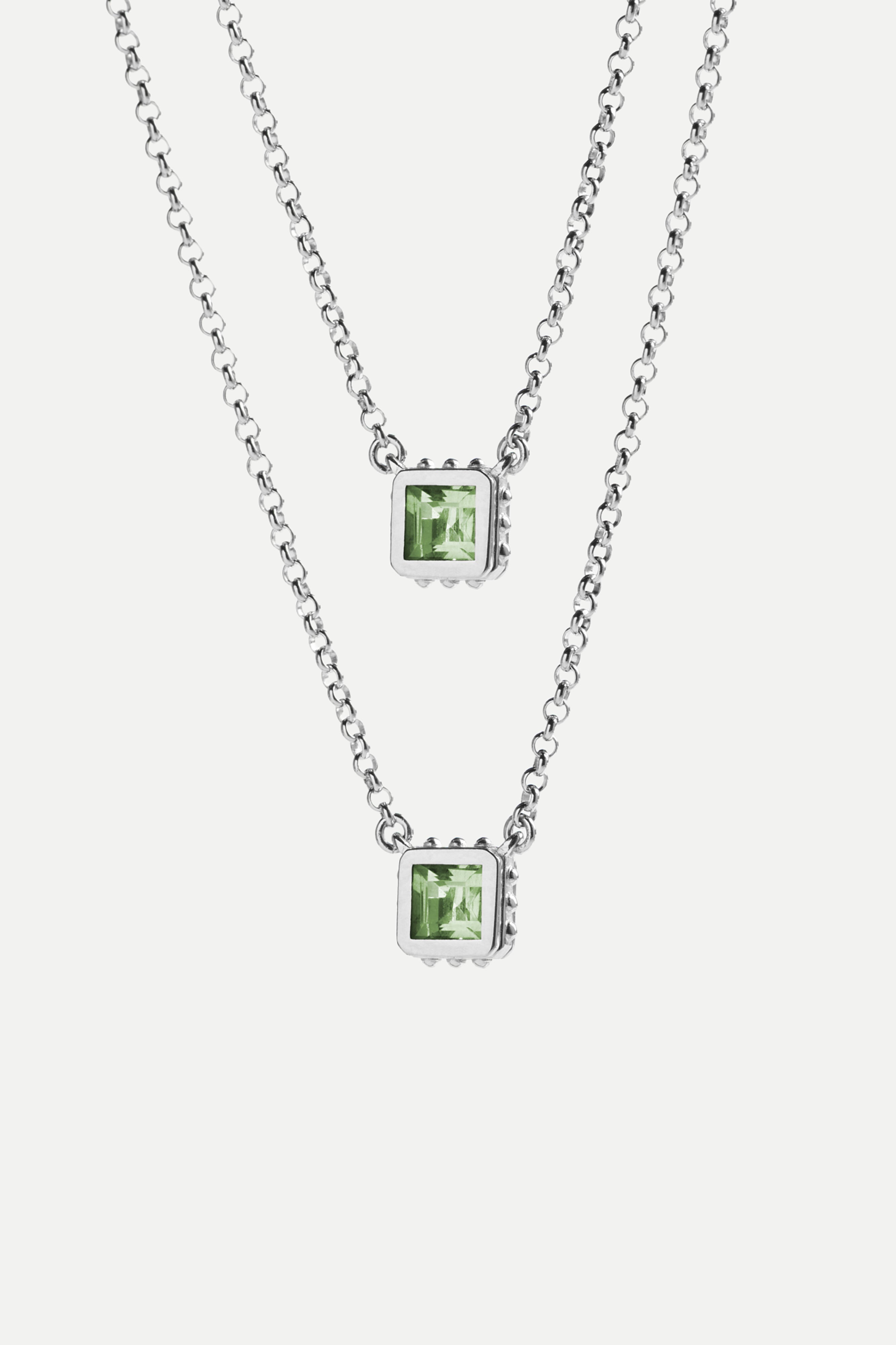 Escapulario - Peridoto (Plata)