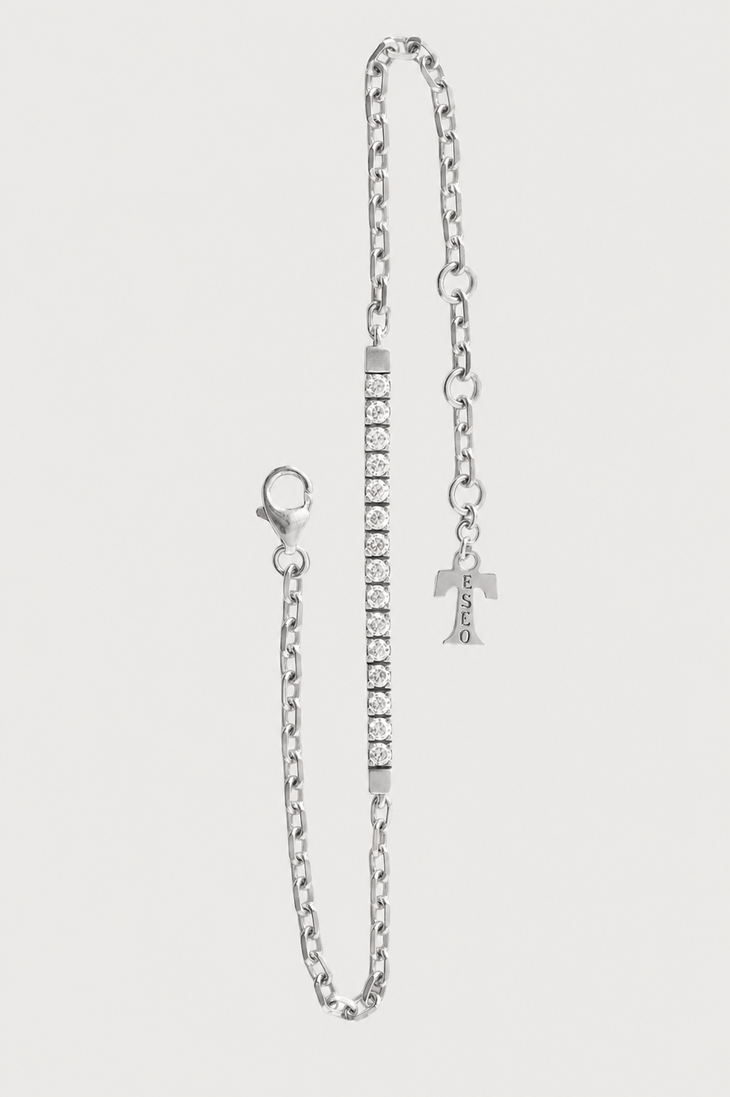 Pulsera Línea de Diamantes - Oro de 18k